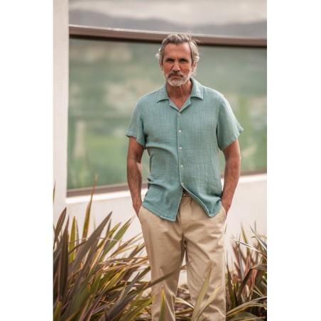 CAMISA SOL M/C DOBLE GASA